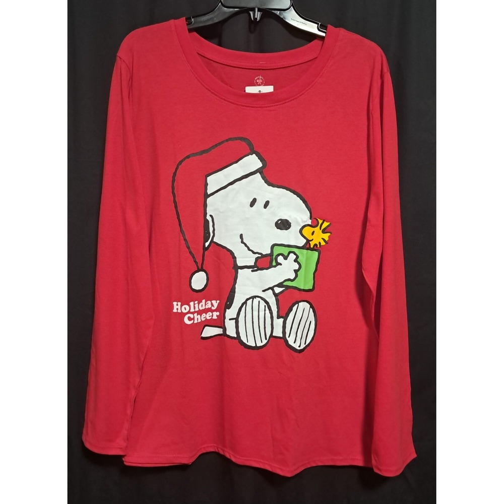 Family‎ Fun Christmas Tee, "Holiday Cheer", Red, 2XL